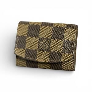 RARE FIND Louis Vuitton Damier Ebene Travel Ring Holder Case